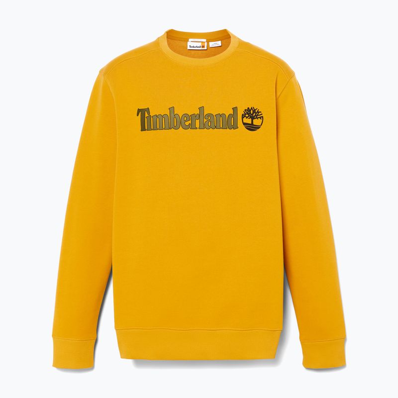 Bluză pentru bărbați Timberland Linear Logo Crew Neck chai tea 5