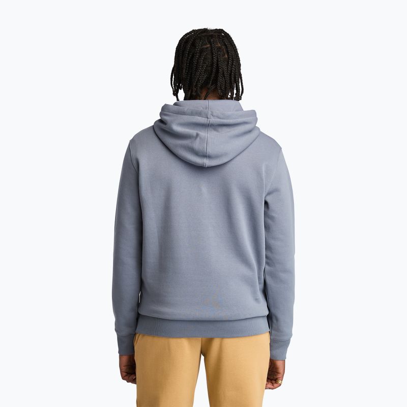 Bluză pentru bărbați Timberland Linear Logo Hoodie folkstone gray 3