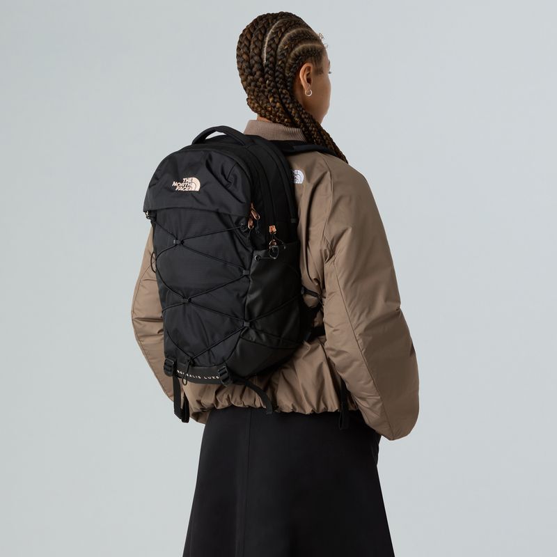 Rucsac urban damă The North Face Borealis Luxe 27 l negru/coral ars metalic 7