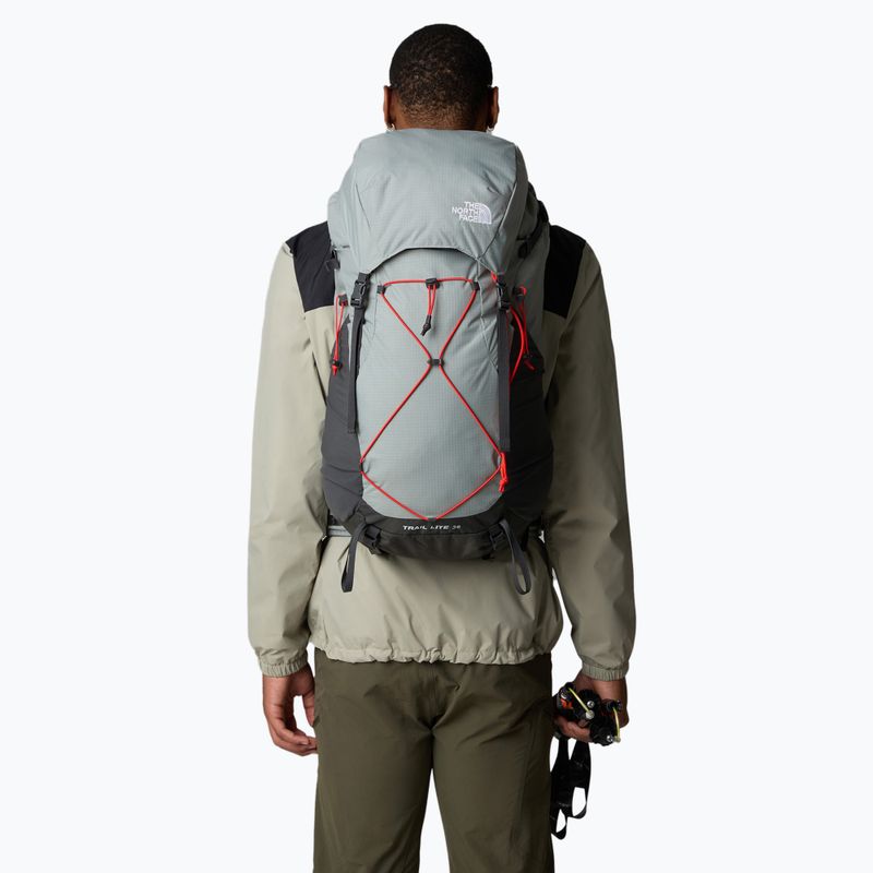 Rucsac de trekking pentru bărbați The North Face Trail Lite 36 l monument grey/asphalt grey 6