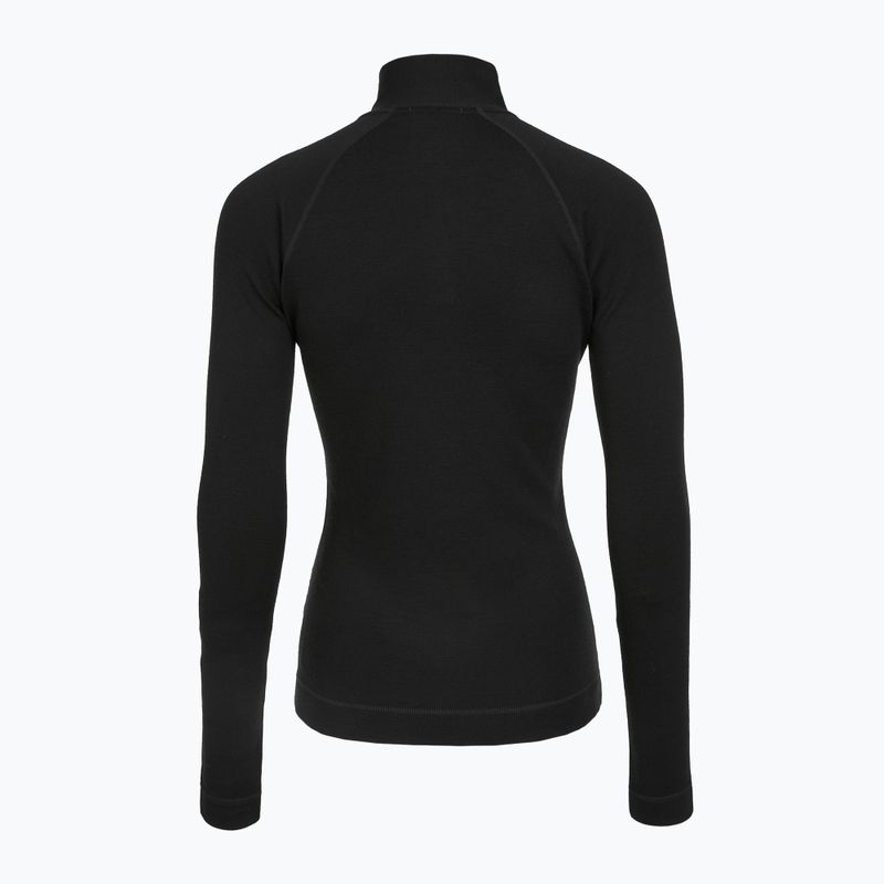 Bluză termoactivă pentru femei Smartwool Classic Thermal Merino Base Layer 1/4 Zip Boxed black 2