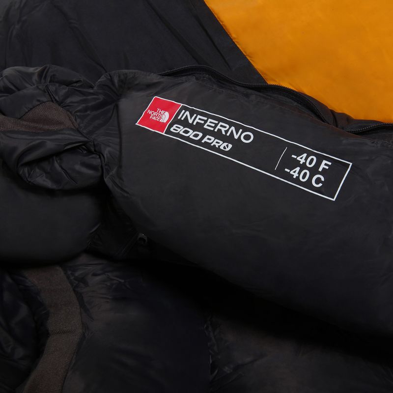 Sac de dormit The North Face Inferno -40F/-40C 193/right brushfire orange/tnf black 4