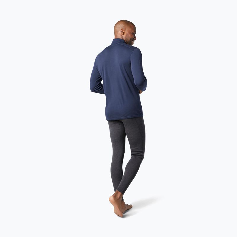 Bluză termică pentru bărbați Smartwool Classic Thermal Merino Base Layer 1/4 Zip Boxed navy închis 3