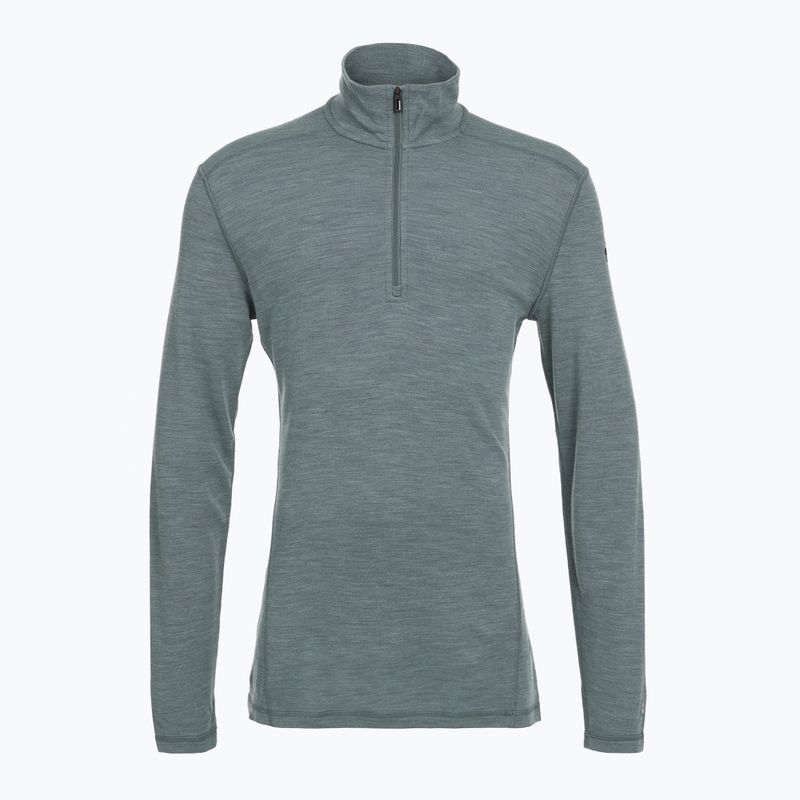Bluză termoactivă pentru bărbați Smartwool Classic Thermal Merino Base Layer 1/4 Zip Boxed pewter blue h 3