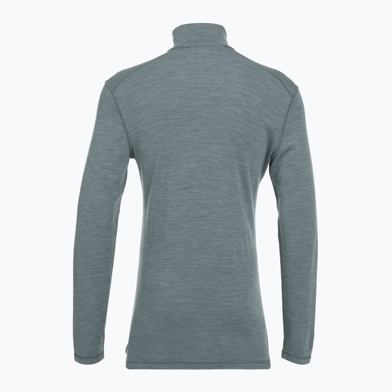 Bluză termoactivă pentru bărbați Smartwool Classic Thermal Merino Base Layer 1/4 Zip Boxed pewter blue h 4