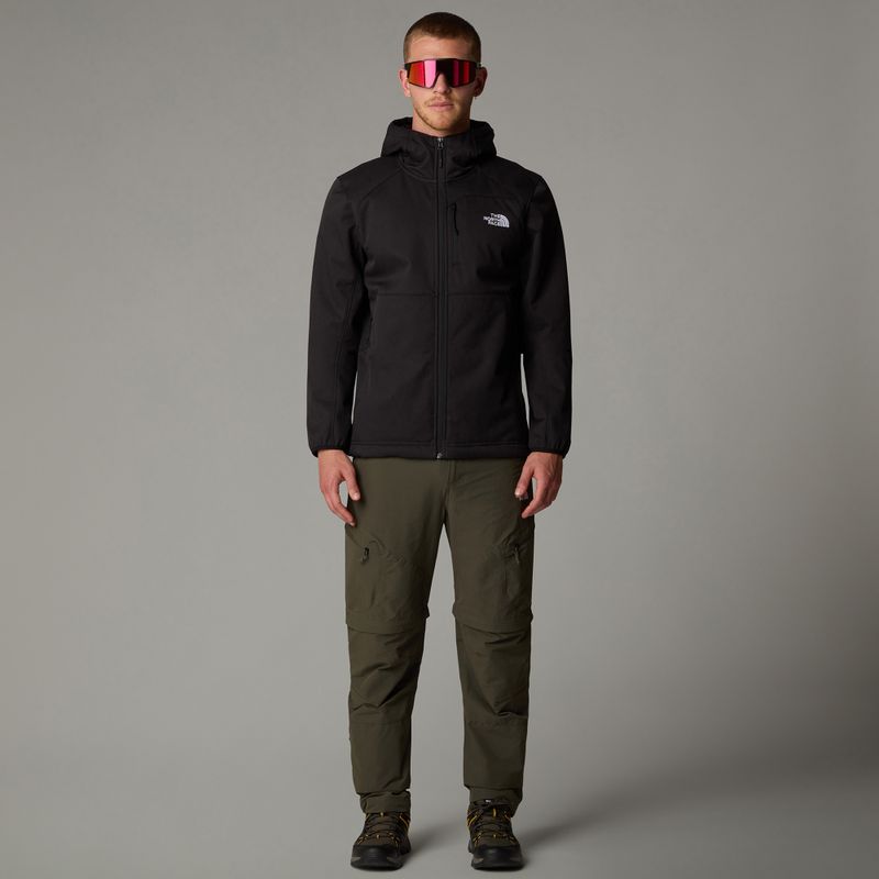 Geacă softshell pentru bărbați The North Face Quest Hooded black 2