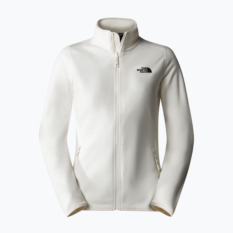 Hanorac pentru femei The North Face 100 Glacier FZ white dune/npf 5