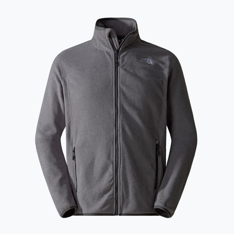 Hanorac pentru bărbați  The North Face 100 Glacier Full Zip medium grey heather 5