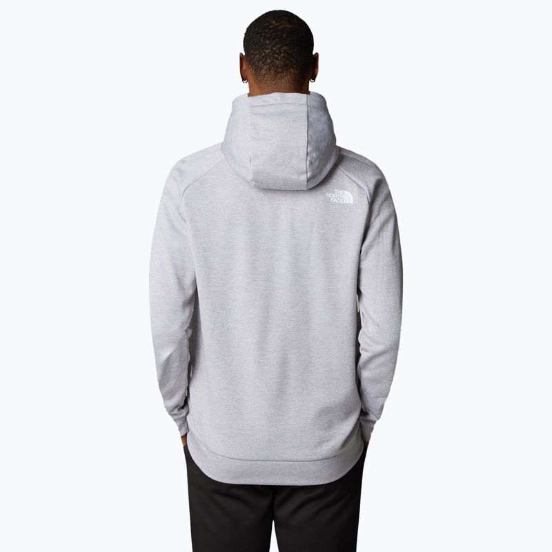 Hanorac pentru bărbați The North Face Reaxion Fleece light grey heather/ asphalt grey 3