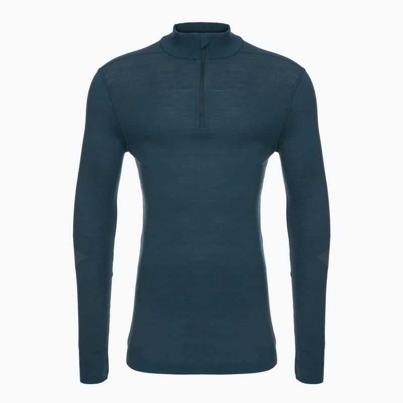 Bluză termoactivă pentru bărbați Smartwool Intraknit Thermal Merino Base Layer 1/4 Zip twilight blue 3