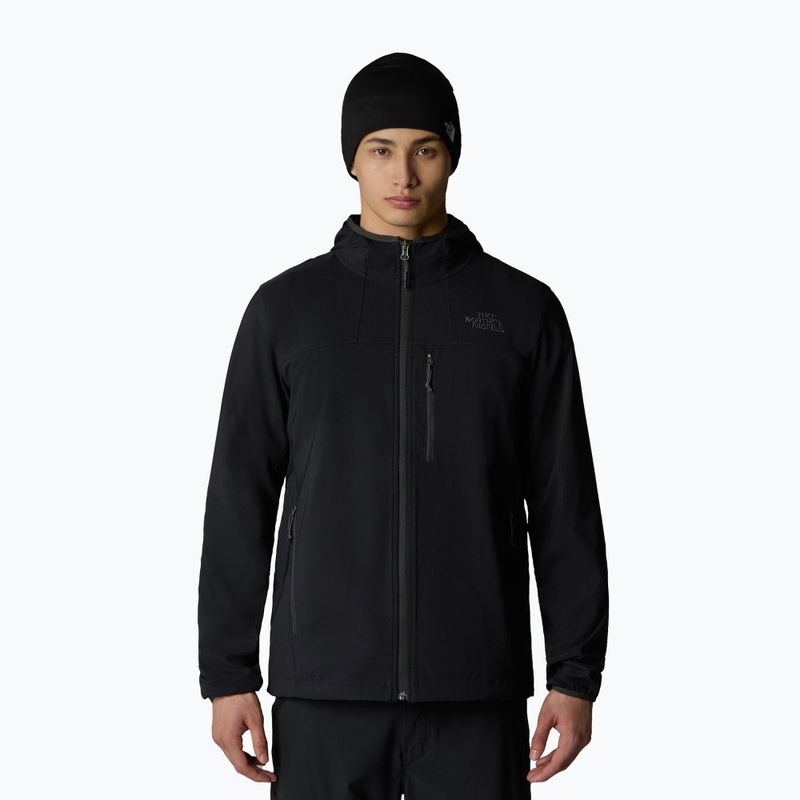 Jachetă softshell pentru bărbați The North Face Nimble Hoodie black/npf 4