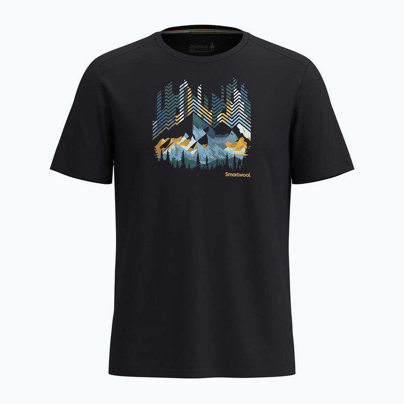 Tricou de trekking Smartwool Vital Peaks Active Graphic Tee black 2