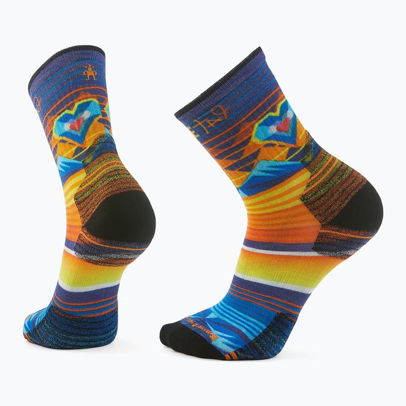 Șosete Smartwool Hike Targeted Cushion Open Hearts Print Crew multi color