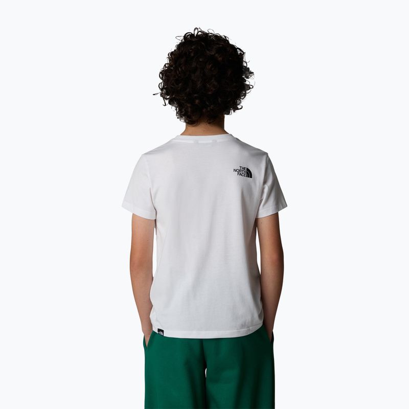 Tricou pentru copii The North Face Teen Simple Dome Tee white 3