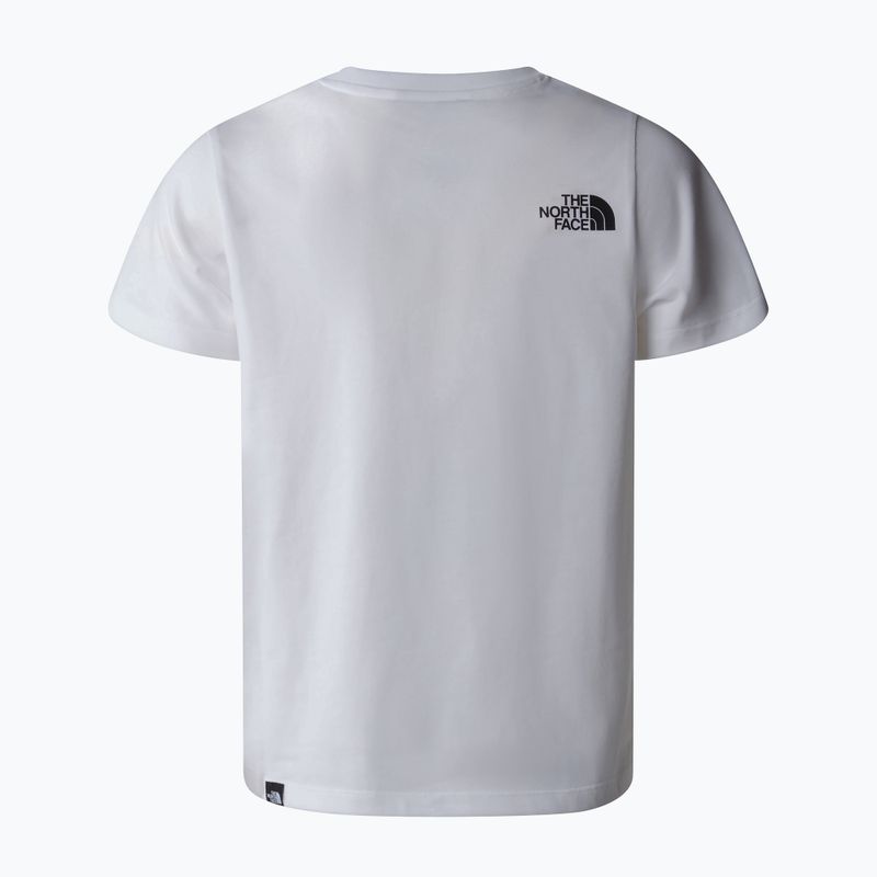 Tricou pentru copii The North Face Teen Simple Dome Tee white 5