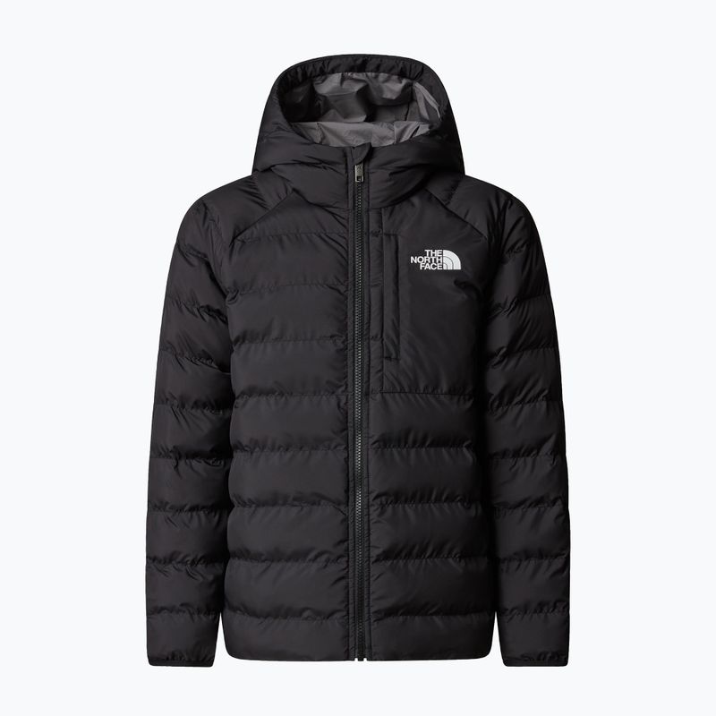 Geacă cu puf pentru copii The North Face Reversible Perrito Hooded black/smoked pearl 6
