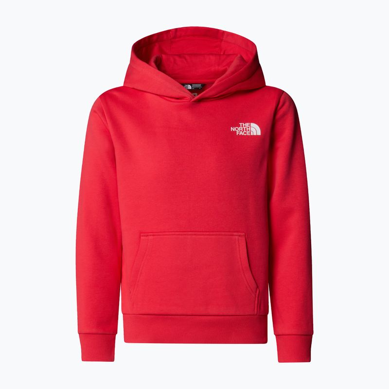 Hanorac pentru copii The North Face Teen Simple Dome Hoodie hibiscus