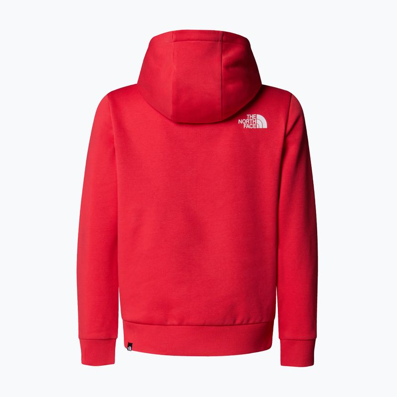 Hanorac pentru copii The North Face Teen Simple Dome Hoodie hibiscus 2