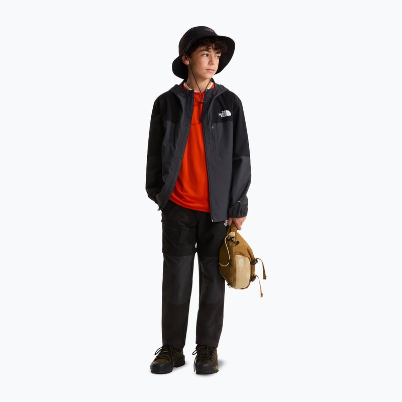 Geacă de ploaie pentru copii The North Face Teen Hike Packable Shell tnf black/asphalt grey 2