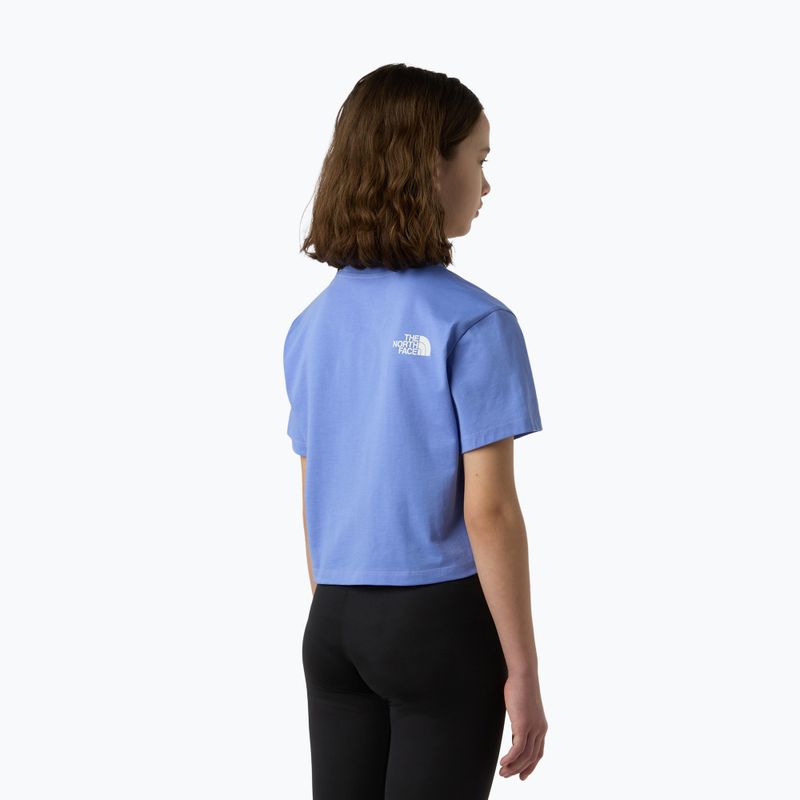 Tricou pentru copii The North Face Crop Easy Tee virtual blue 3