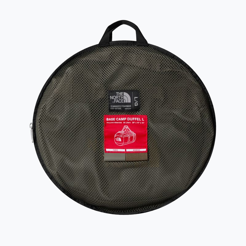 The North Face Base Camp Duffel L 95 l nou taupe green/smokey brown/utility brown geantă de călătorie 3