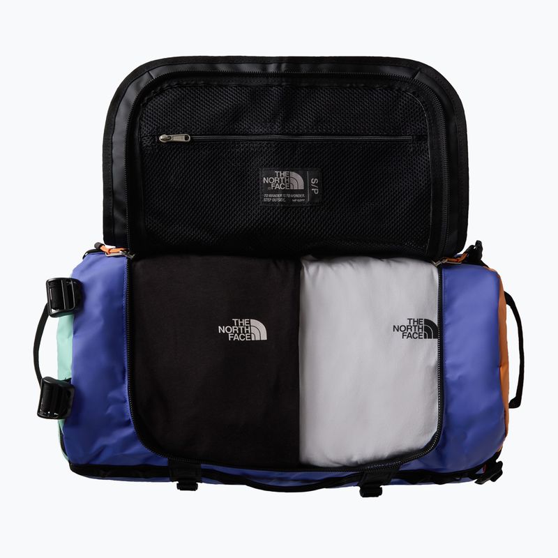 Geantă de călătorie The North Face Base Camp Duffel S 50 l indigo plum/bright foam/papaya 4