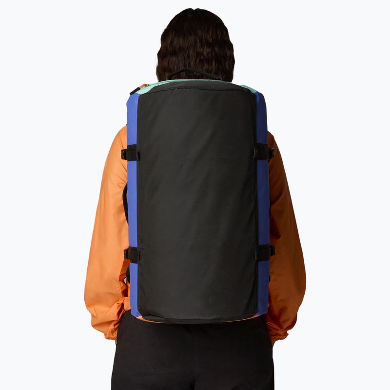 Geantă de călătorie The North Face Base Camp Duffel S 50 l indigo plum/bright foam/papaya 6