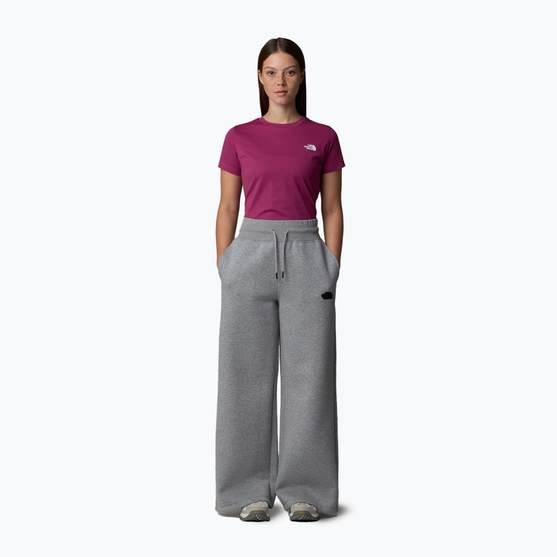 Tricou pentru femei The North Face Simple Dome Slim Tee cyber berry 2