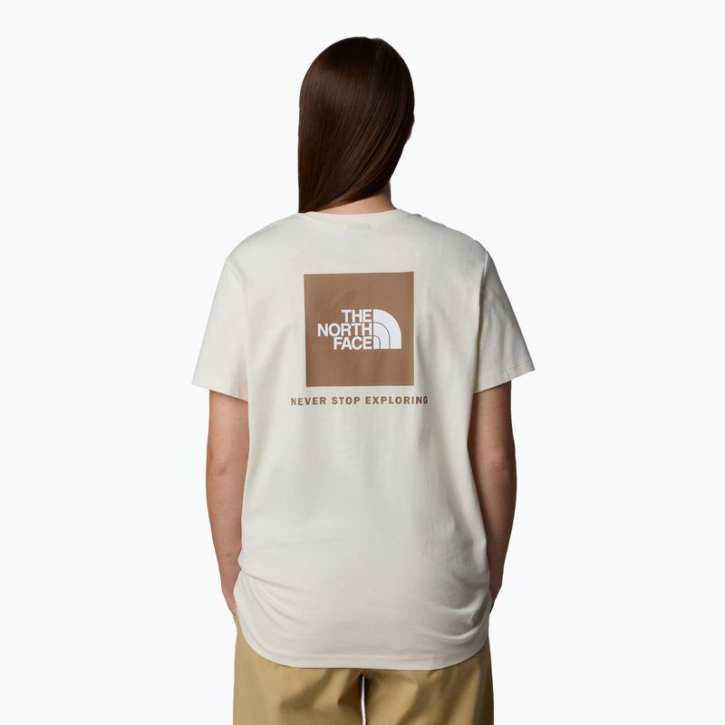 Tricou pentru femei  The North Face Box Nse Relaxed Tee white dune/latt 3