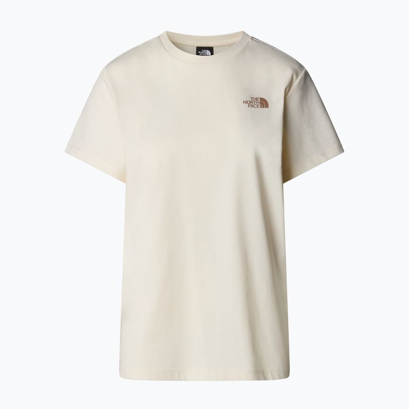 Tricou pentru femei  The North Face Box Nse Relaxed Tee white dune/latt 4