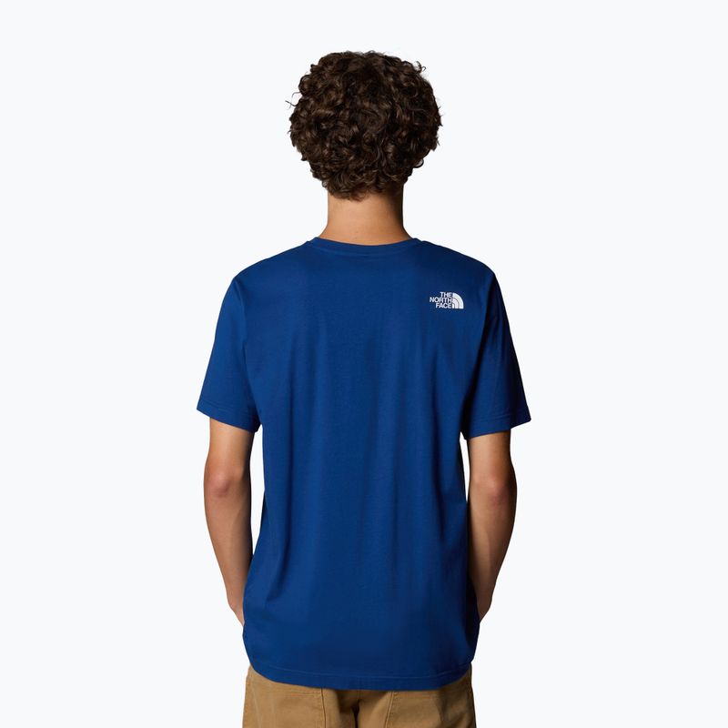 Tricou pentru bărbați The North Face Mountain Line Tee estate blue 3
