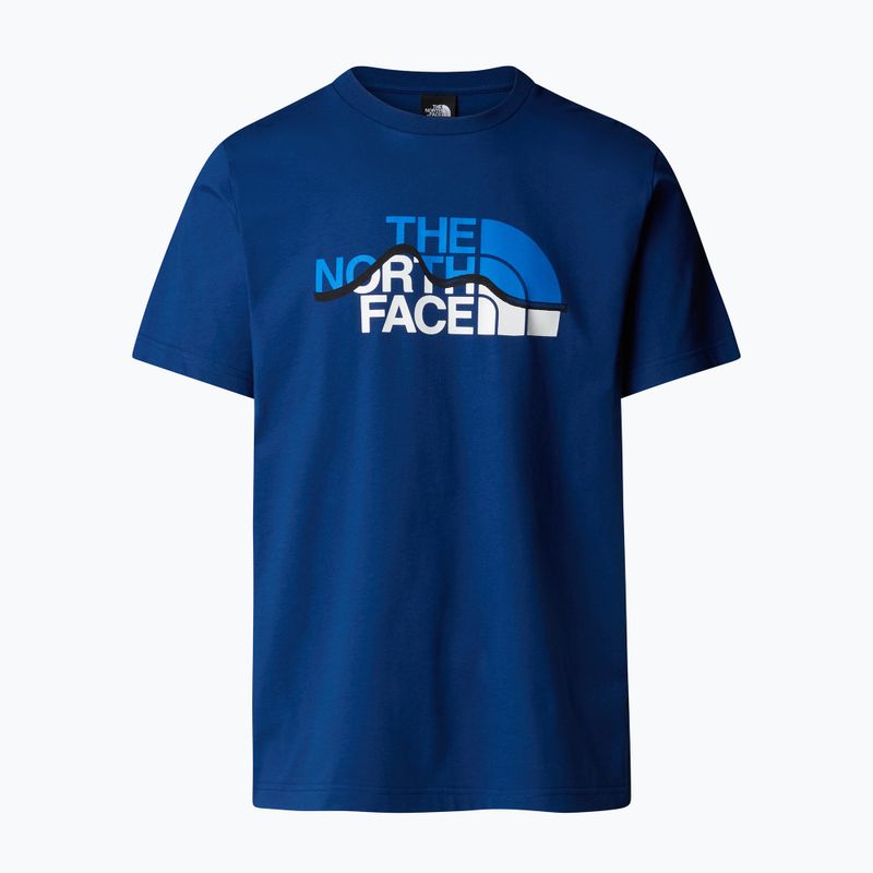 Tricou pentru bărbați The North Face Mountain Line Tee estate blue 4