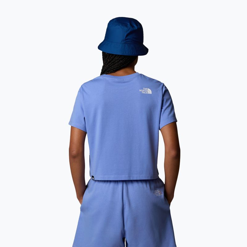 Tricou pentru femei The North Face Simple Dome Cropped Slim Tee virtual blue 3