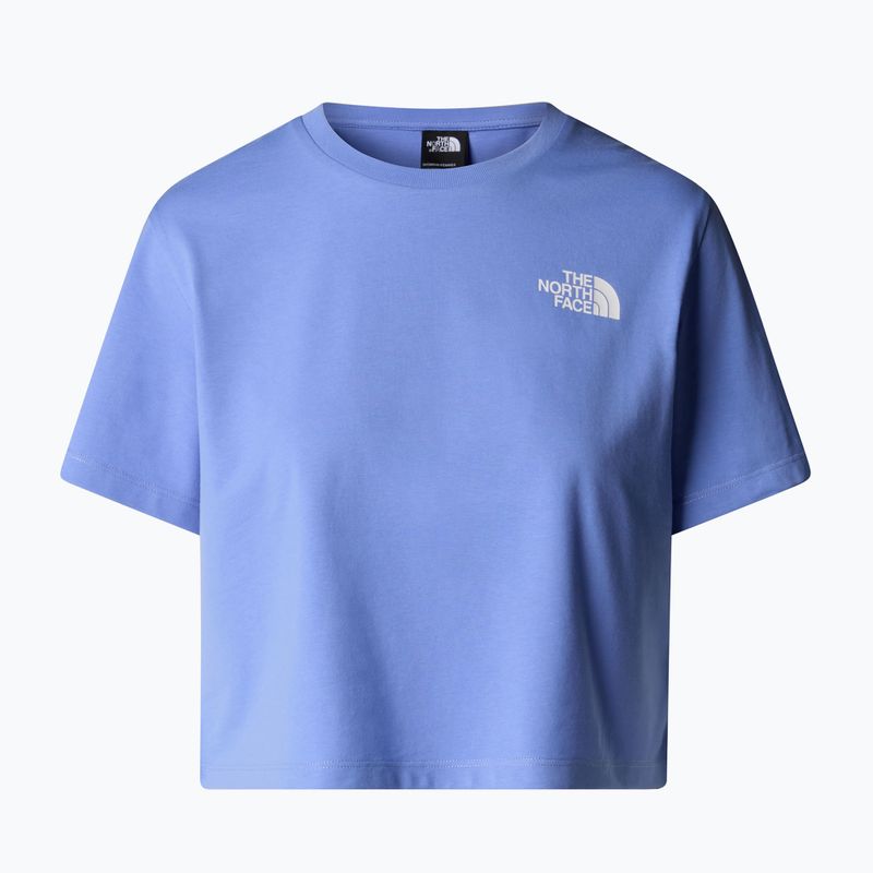 Tricou pentru femei The North Face Simple Dome Cropped Slim Tee virtual blue 4