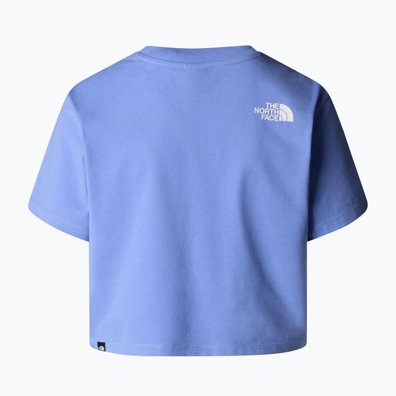 Tricou pentru femei The North Face Simple Dome Cropped Slim Tee virtual blue 5