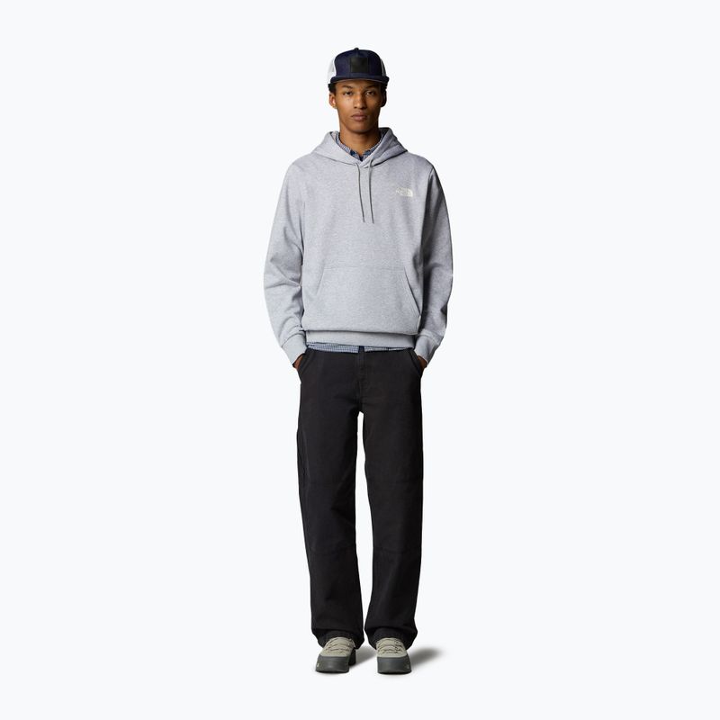 Hanorac pentru bărbați The North Face Simple Dome Hoodie tnf medium grey heather 2