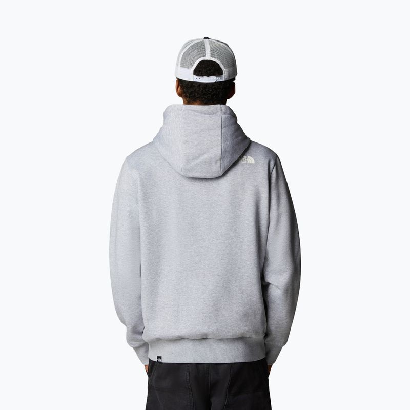 Hanorac pentru bărbați The North Face Simple Dome Hoodie tnf medium grey heather 3