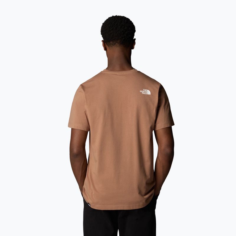 Tricou pentru bărbați The North Face Easy latte/tnf white 3