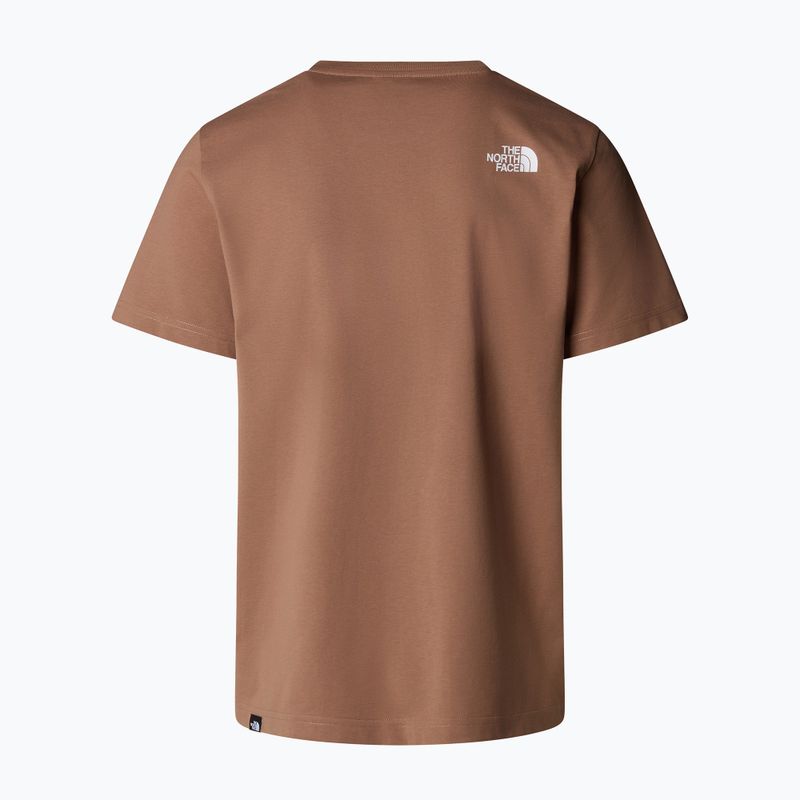 Tricou pentru bărbați The North Face Easy latte/tnf white 5