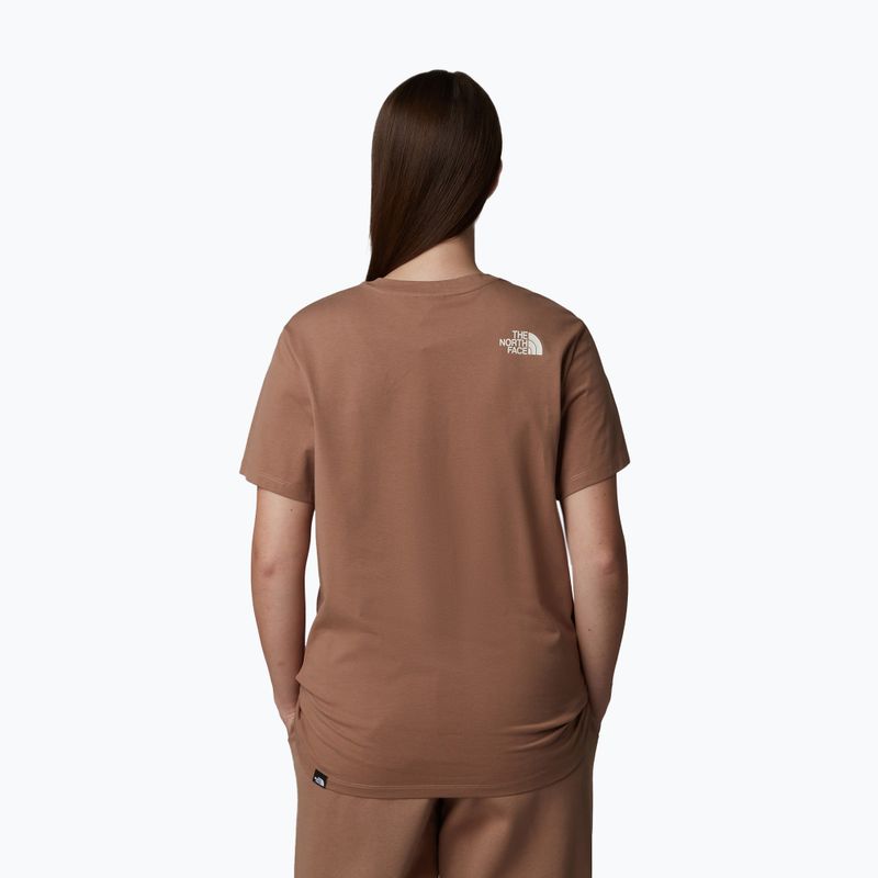 Tricou pentru femei The North Face Relaxed Easy Tee latte/white dune 3
