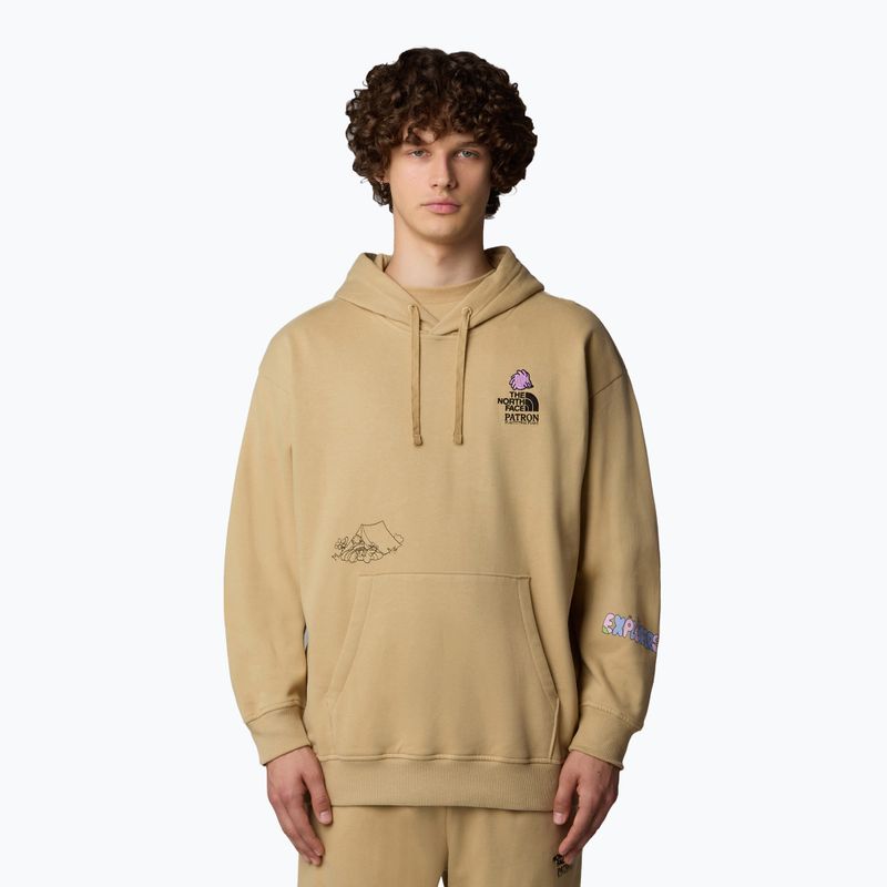 Hanorac The North Face Mountain Cleanup Over Hoodie khaki stone