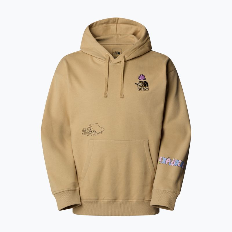 Hanorac The North Face Mountain Cleanup Over Hoodie khaki stone 4