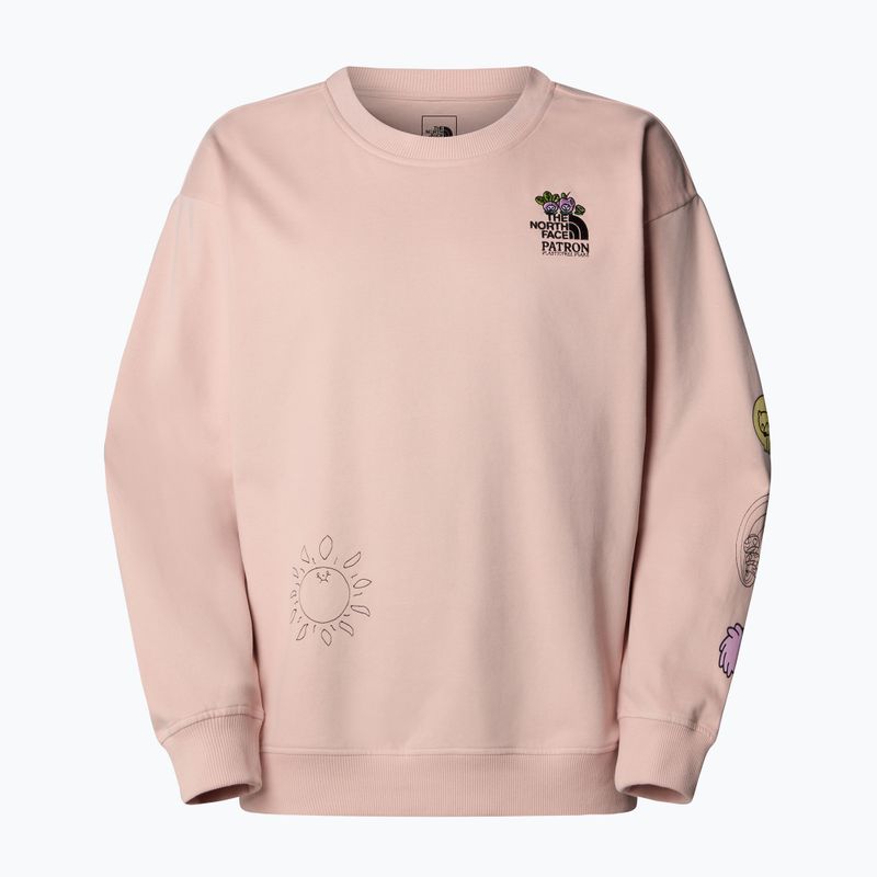 Bluză The North Face Mountain Cleanup Over pink moss
