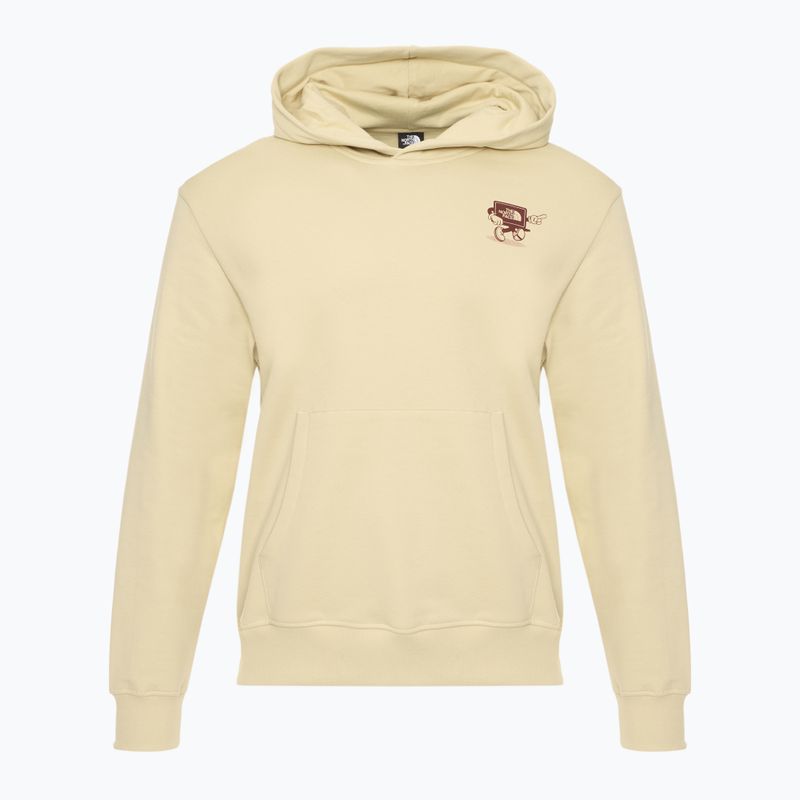 Bluză The North Face Cartoon Logo Relaxed Hoodie gravel