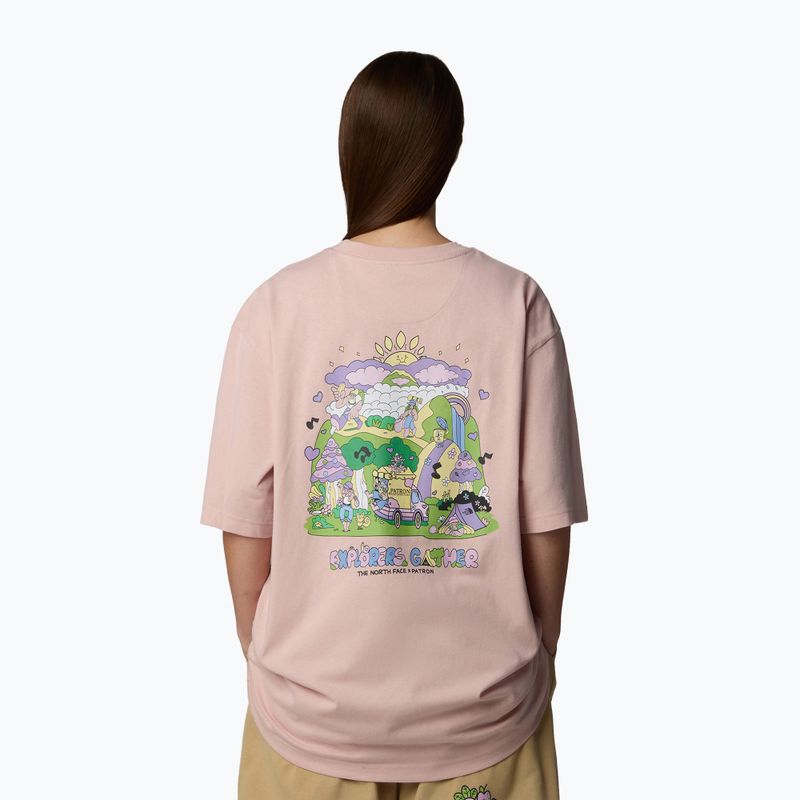 Tricou pentru bărbați The North Face Reflective Box Nse Tee pink moss 3