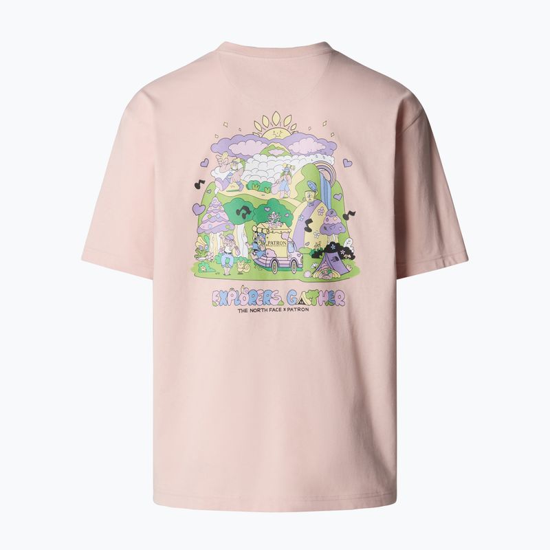 Tricou pentru bărbați The North Face Reflective Box Nse Tee pink moss 5