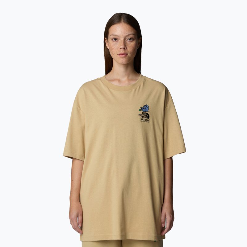 Tricou pentru bărbați The North Face Reflective Box Nse Tee khaki stone