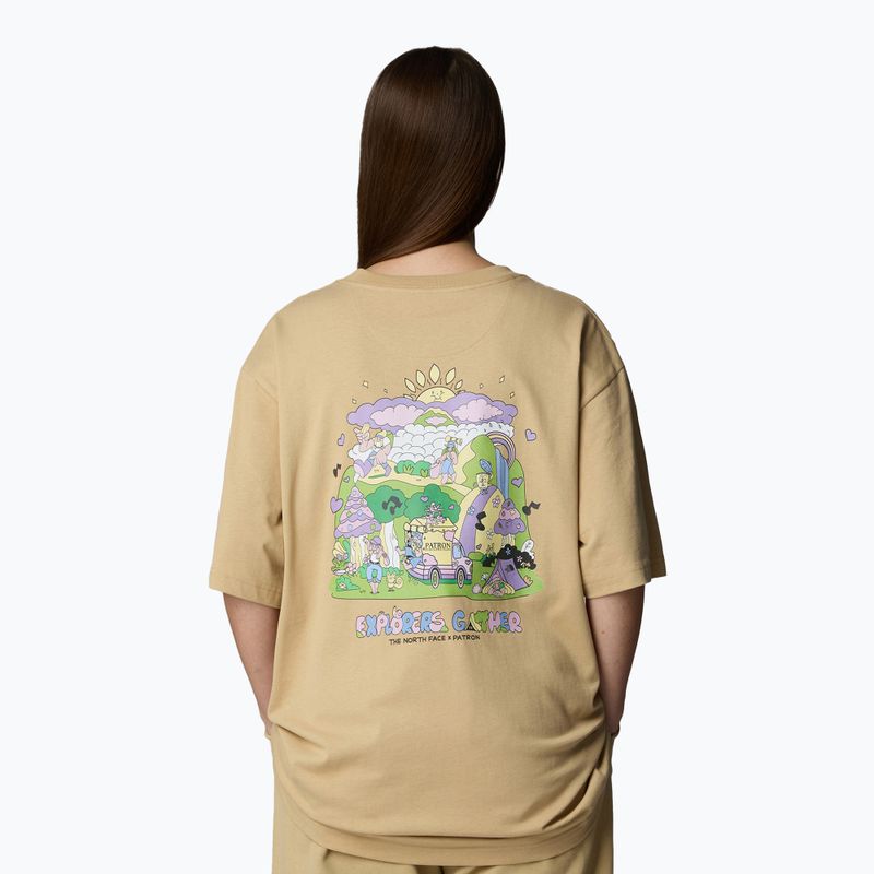 Tricou pentru bărbați The North Face Reflective Box Nse Tee khaki stone 3