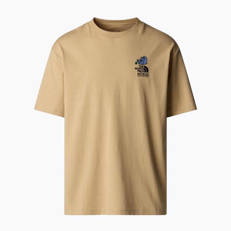 Tricou pentru bărbați The North Face Reflective Box Nse Tee khaki stone 4