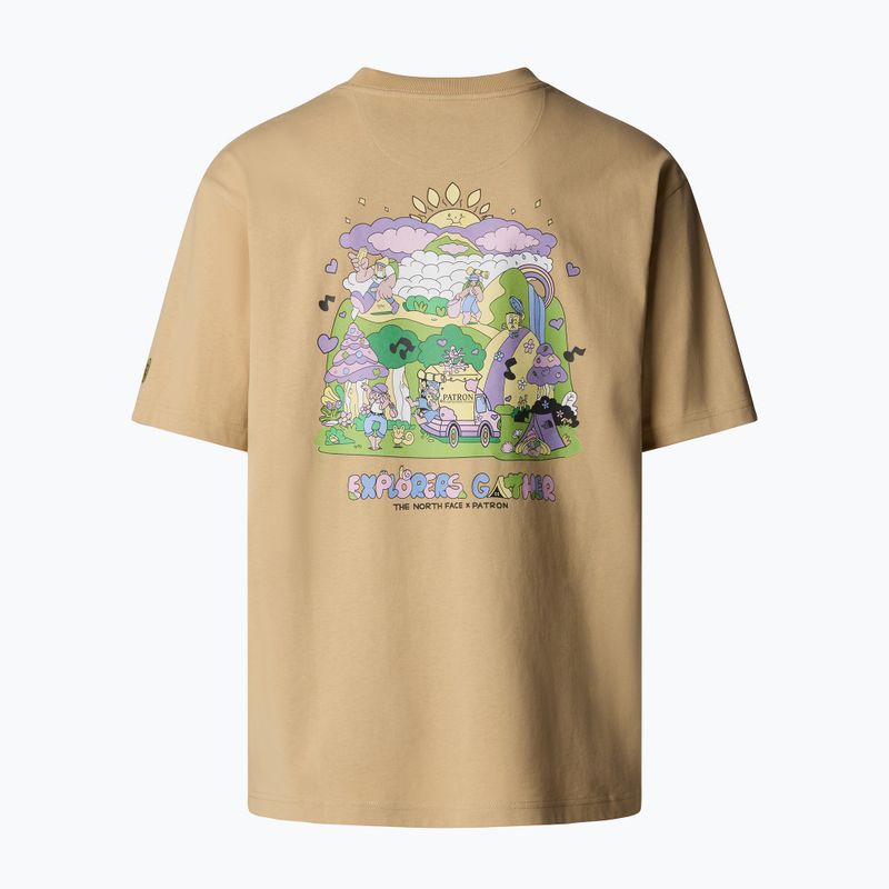 Tricou pentru bărbați The North Face Reflective Box Nse Tee khaki stone 5